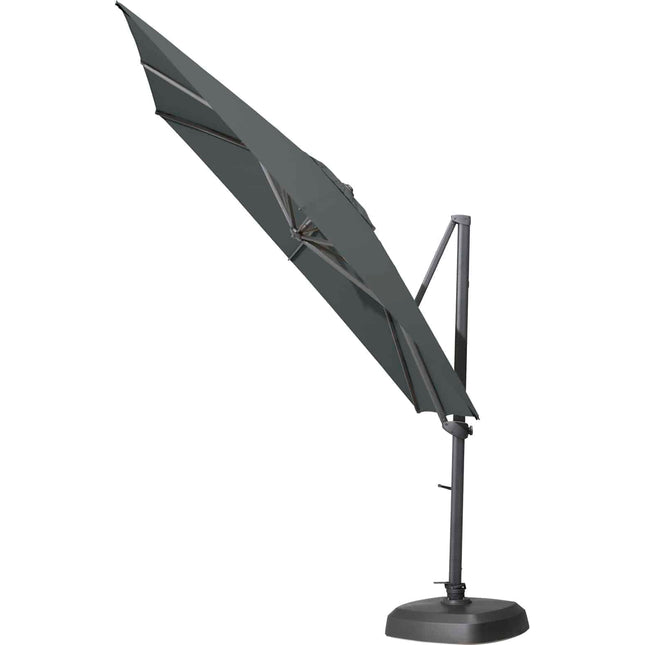 4 Seasons Outdoor Parasol Siesta 300 x 300 cm charcoal