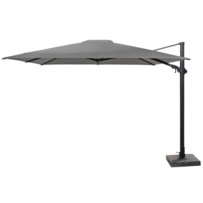 4 Seasons Outdoor Parasol Siesta Premium 300 x 300 cm charcoal