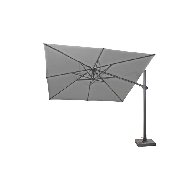 4 Seasons Outdoor Parasol Siesta Premium 300 x 300 cm charcoal