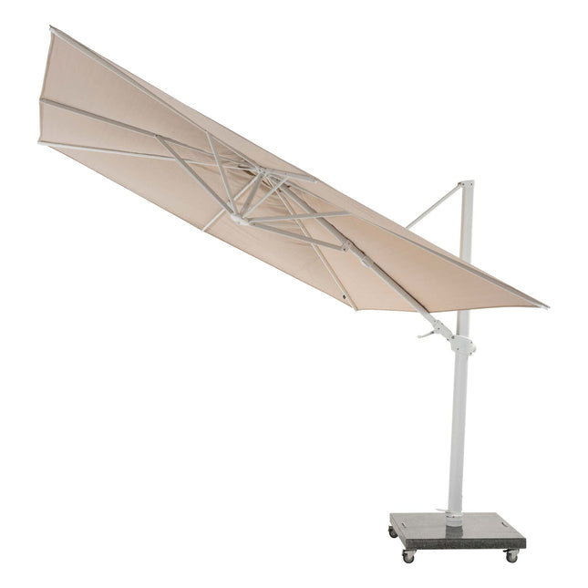 4 Seasons Outdoor Siesta Premium 300 x 300 cm. zand met wit frame