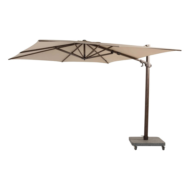 4 Seasons Outdoor Siesta Premium 300 x 300 cm. beach met wenge frame