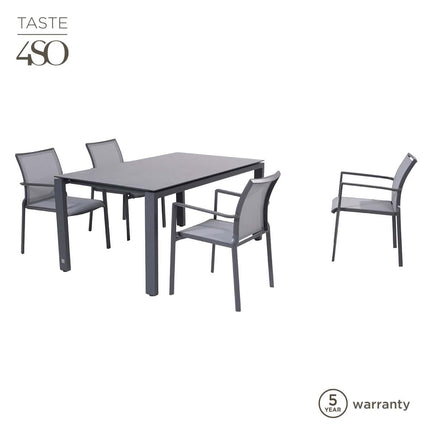Taste 4SO Melbourne dining + Goa HPL tafel 160 x 95 cm