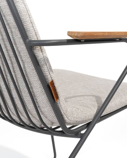 4 Seasons Outdoor Veneto dining antraciet + Locarno tafel HPL slate antraciet 130 Ø cm