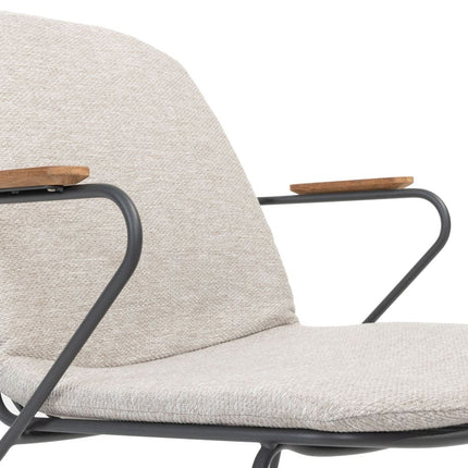 4 Seasons Outdoor Veneto dining antraciet + Taste 4SO Ambassador teak tafel 240 x 100 cm