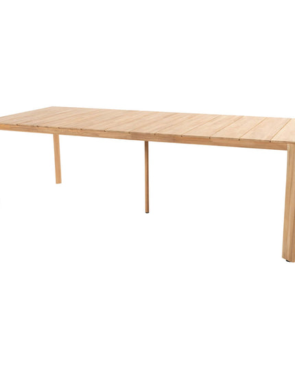 4 Seasons Outdoor Murcia dining olive + Lucas teak tafel 240 x 100 cm
