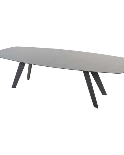 4 Seasons Outdoor Veneto dining antraciet + Montana tafel HPL slate antraciet 280 cm