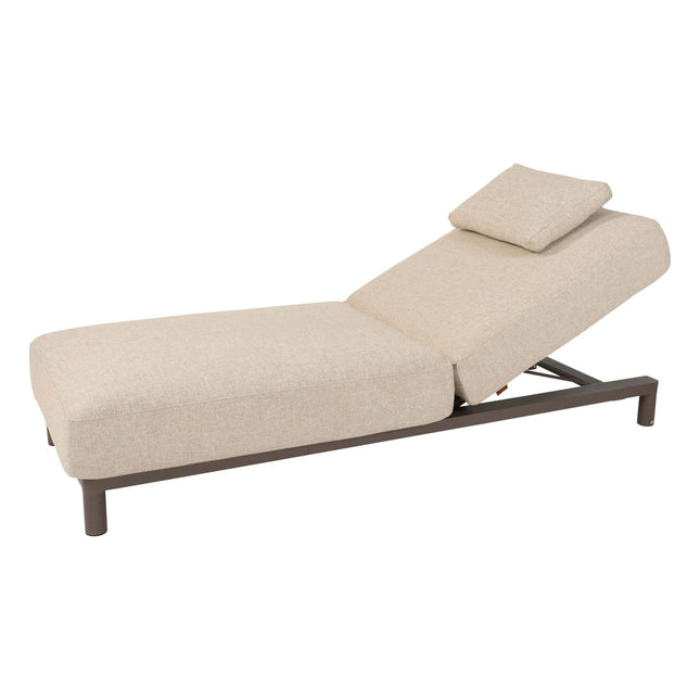 4 Seasons Outdoor Madeira ligbed incl. kussen en hoofdsteun terre