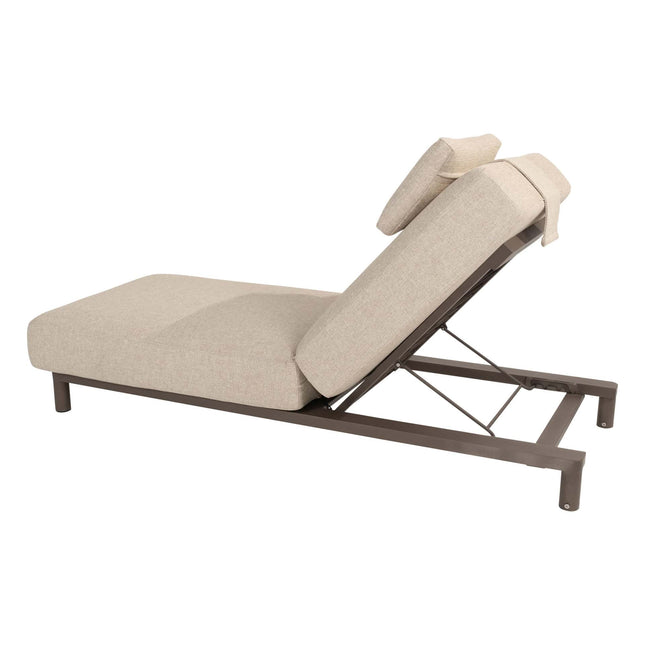 4 Seasons Outdoor Madeira ligbed incl. kussen en hoofdsteun terre