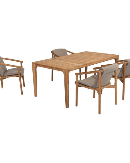 4 Seasons Outdoor Tess dining + Taste 4SO Liam eettafel teak 180 x 100 cm