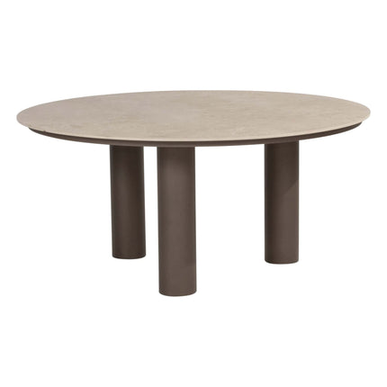 4 Seasons Outdoor Allora dining stoel terre + Arizona tafel keramisch blad 160 Ø cm