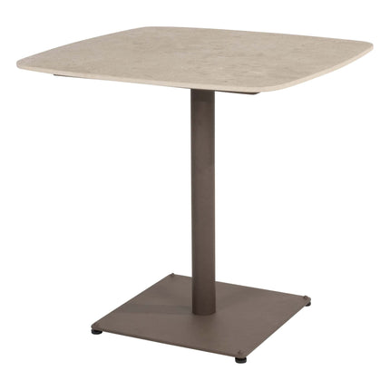 4 Seasons Outdoor Veneto dining terre + Vermont eettafel met keramisch tafelblad terre 75 x 75 cm - Image 12