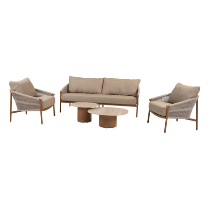 4 Seasons Outdoor Milos loungeset + Sofie salontafels - Image 1