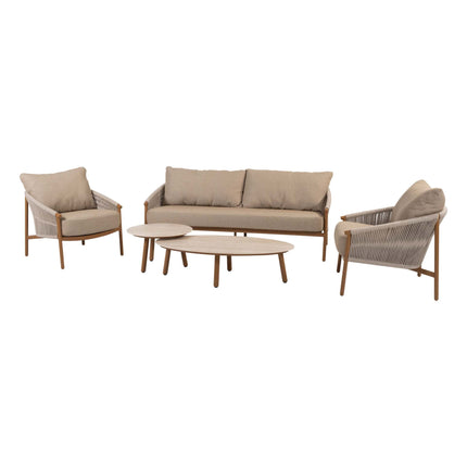 4 Seasons Outdoor Milos loungeset + Taste 4SO Salute salontafels - Image 1