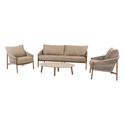 4 Seasons Outdoor Milos loungeset + Taste 4SO Salute salontafel - Image 1
