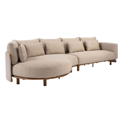 4 Seasons Outdoor Safina loungeset + June caramel salontafels - Image 3
