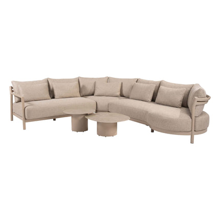 4 Seasons Outdoor Mykonos modulair corner lounge + Sofie salontafels - Image 1