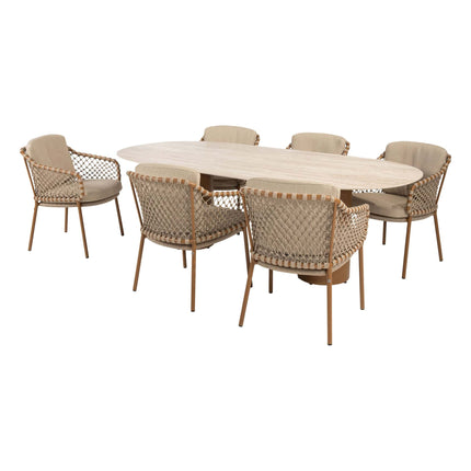 4 Seasons Outdoor Martinique dining set Amber + Colorado tafel 240 cm - Image 10