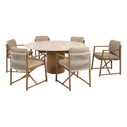 4 Seasons Outdoor Marina dining set Amber + Colorado tafel 160 Ø cm - Image 8