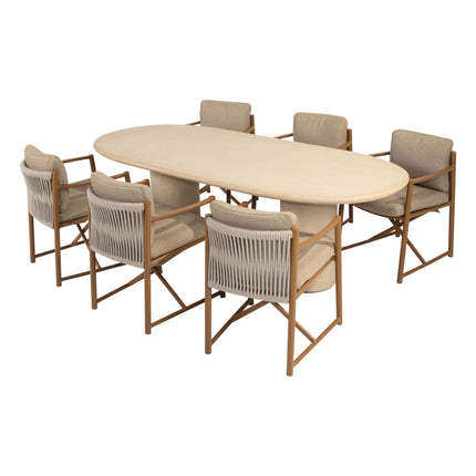 4 Seasons Outdoor Marina dining set Amber + Hampton tafel 240 cm - Image 8