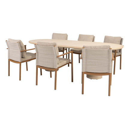 4 Seasons Outdoor Safina dining stoel + Hampton tafel 240 cm - Image 1