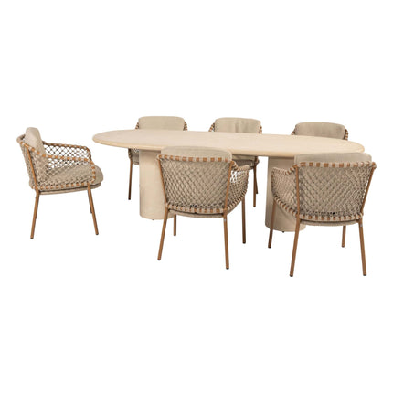 4 Seasons Outdoor Martinique dining set Amber + Hampton tafel 240 cm - Image 13