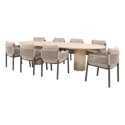 4 Seasons Outdoor Savanne dining stoel + Hampton tafel 300 cm - Image 4