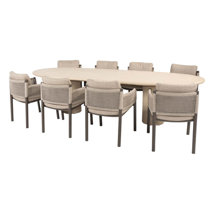 4 Seasons Outdoor Savanne dining stoel + Hampton tafel 300 cm - Image 1