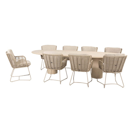 4 Seasons Outdoor Fabrice dining set Latte + Hampton tafel 300 cm - Image 10