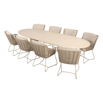 4 Seasons Outdoor Fabrice dining set Latte + Hampton tafel 300 cm - Image 9