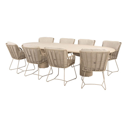 4 Seasons Outdoor Fabrice dining set Latte + Hampton tafel 300 cm - Image 8