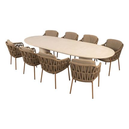 4 Seasons Outdoor Biarritz dining set Amber + Hampton ovale tafel 300 cm - Image 6