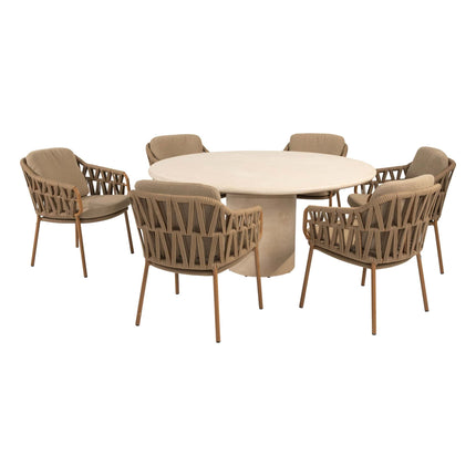 4 Seasons Outdoor Biarritz dining set Amber + Hampton tafel 160 Ø cm - Image 6
