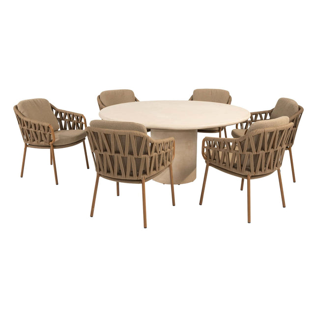 4 Seasons Outdoor Biarritz dining set Amber + Hampton tafel 160 Ø cm - Image 6