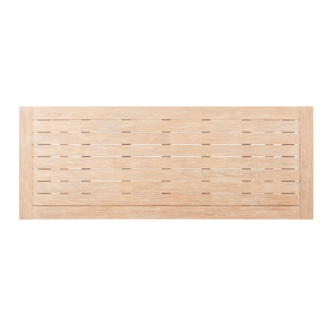 4 Seasons Outdoor Jura dining + Taste 4SO Noah brushed teak tafel 260 cm