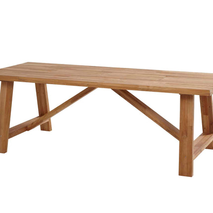4 Seasons Outdoor Icon teak tafel 240 cm teak onderstel