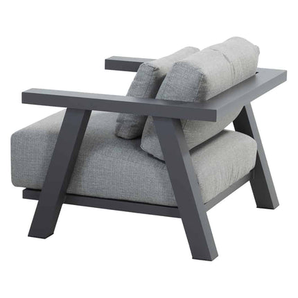 4 Seasons Outdoor Iconic loungeset + Forza hoge salontafel 120 x 70 x 55 cm