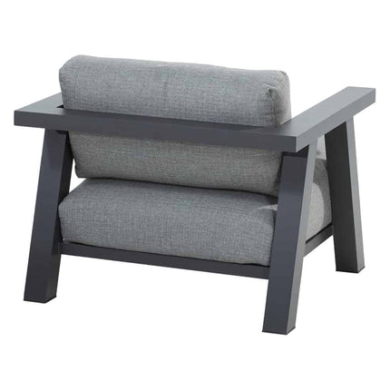 4 Seasons Outdoor Iconic loungeset + Forza hoge salontafel 120 x 70 x 55 cm