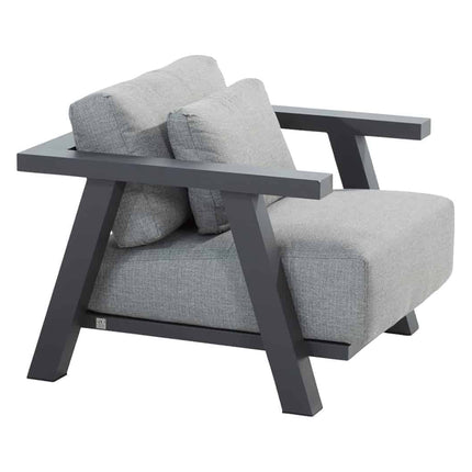 4 Seasons Outdoor Iconic loungeset + Forza hoge salontafel 120 x 70 x 55 cm