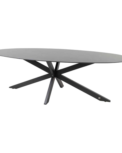 4 Seasons Outdoor Aprilla dining pure (6 st.) + Privada tafel ovaal HPL blad 240 cm