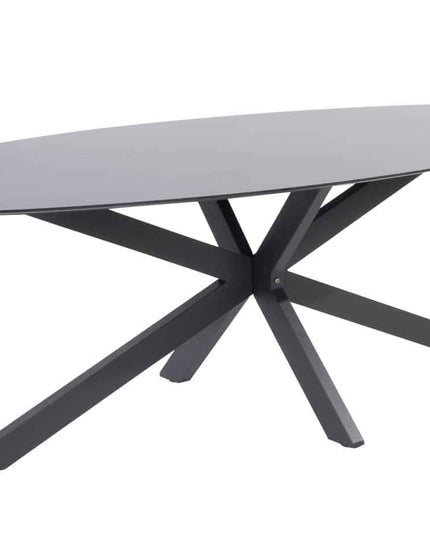 4 Seasons Outdoor Aprilla dining pure (6 st.) + Privada tafel ovaal HPL blad 240 cm