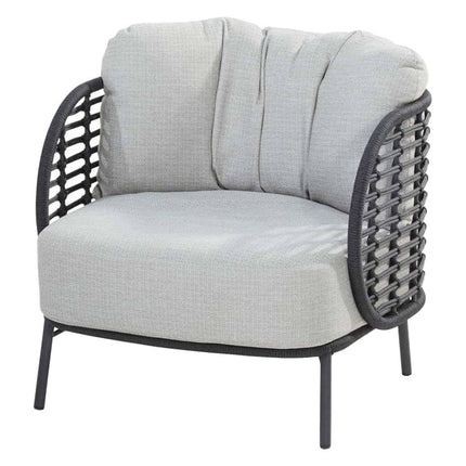 4 Seasons Outdoor Fabrice loungeset + Verdi salontafel 73 Ø cm