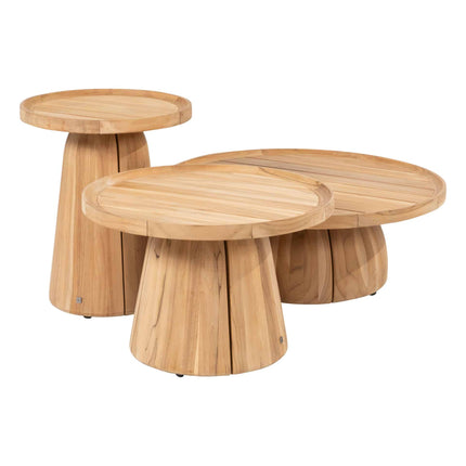 4 Seasons Outdoor Pablo salontafel teak 60 cm Ø (H 40)