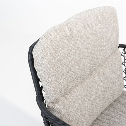 4 Seasons Outdoor Aprilla dining antraciet + Taste 4SO Ambassador teak tafel 240 x 100 cm