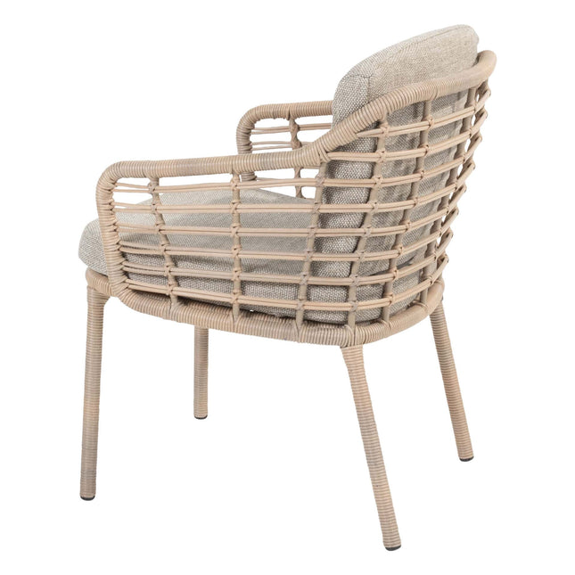 4 Seasons Outdoor Como dining + Taste 4SO Noah brushed teak tafel 260 cm