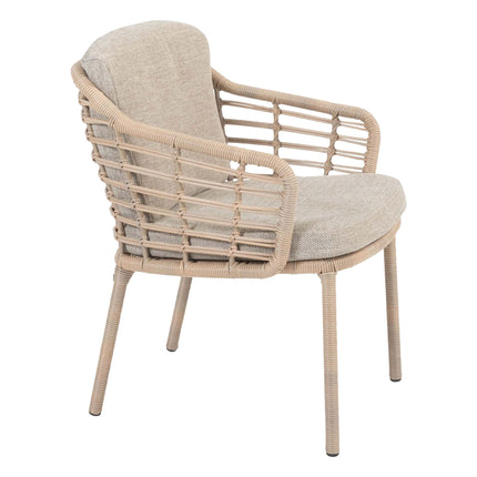 4 Seasons Outdoor Como dining + Taste 4SO Prado teak tafel 160 Ø cm
