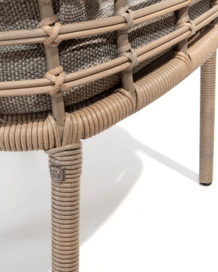 4 Seasons Outdoor Como dining + Taste 4SO Prado teak tafel 130 Ø cm