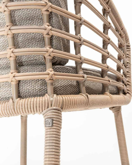 4 Seasons Outdoor Como dining + Taste 4SO Prado teak tafel 130 Ø cm