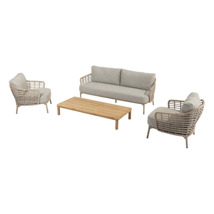4 Seasons Outdoor Como loungeset harvest + Finn salontafel