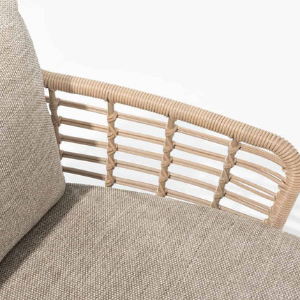 4 Seasons Outdoor Como bistro loungeset harvest + Verdi bijzettafel latte 45 Ø cm