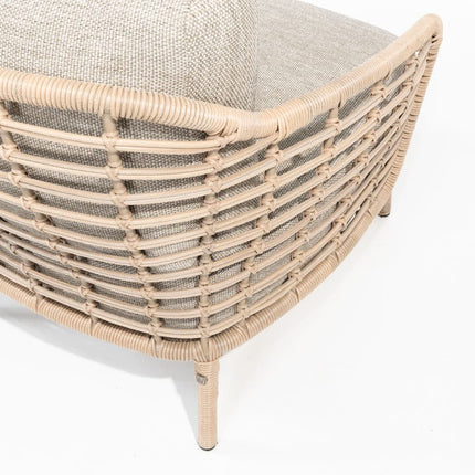 4 Seasons Outdoor Como bistro loungeset harvest + Verdi bijzettafel latte 45 Ø cm